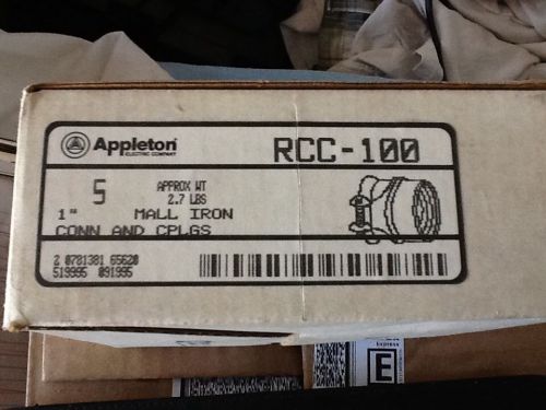 APPLETON RCC-100 COUPLINGS FOR 1&#034; FLEXIBLE CONDUIT