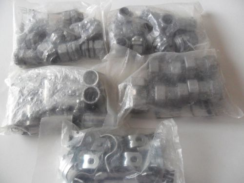 Lot (50 ) assorted electrical conduit connectors &amp; fittings, emt, for sale