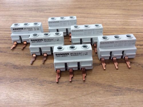 Siemens 3RV1915-5A Terminals (Qty. 6) New