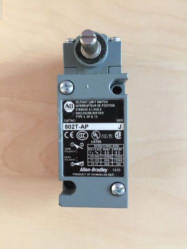 A-B, Allen Bradley 802T-AP Oil Tight Limit Switch New