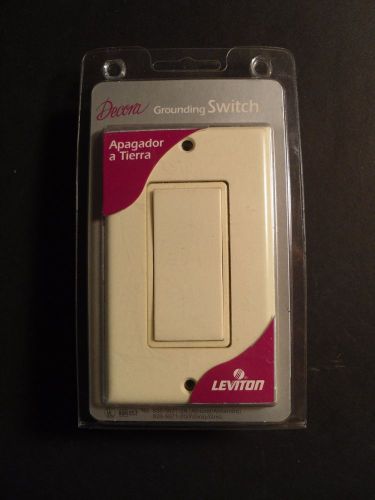 Leviton Decora 15A-120/277V Grounding Switch #5671-2 Almond 1 Pc. NEW