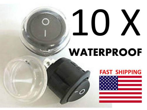 Waterproof -- switch on off - universal 12v dc or ac switch - 2 wire boat marine for sale