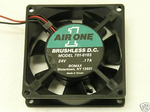 Bomax 701-0103 Air One 24 VDC Muffin Fan 3-1/8&#034; 27 cfm