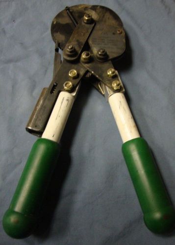 Greenlee 773 ratchet type high performance cable cutter  electrical tool for sale