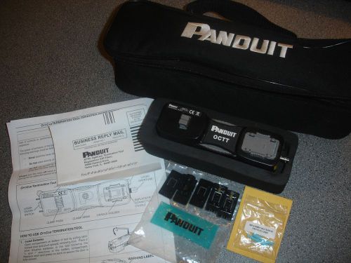 ?  Panduit OCTT Termination Tool for OptiCam Connectors + Durable carrying Case