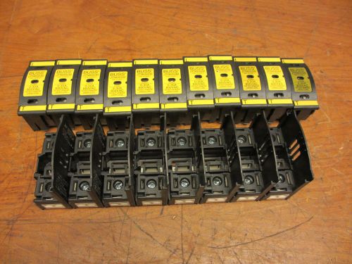 Buss Bussman Lot of Fuse Holders Fuse Blocks Fuses JT60030 JTN60030 LPJ-6SP