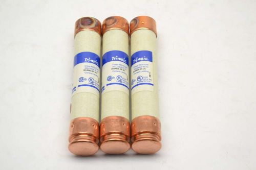 LOT 3 FERRAZ SHAWMUT TRS40R TRI-ONIC 600V-AC 40A AMP RK5 TIME DELAY FUSE B388673