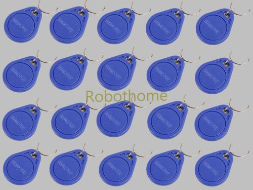 20PCS EM4100 RFID Tokens 125Khz Writable Rewrite EM4100 Access control Keyfob