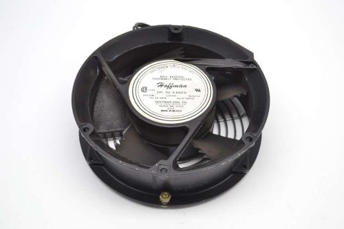 HOFFMAN A-6AXFN BALL BEARING 6 IN AXIAL 115V-AC 170MM 240CFM COOLING FAN B450530