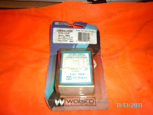 Watsco vintage linebacker solid state delay timer #eac-700a adj 6 sec-8min  1026 for sale