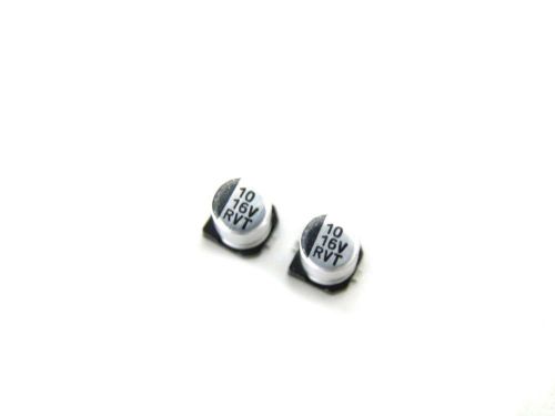 100pcs 10uF 16V SMD Aluminum Solid Electrolytic Capacitor 4x5mm