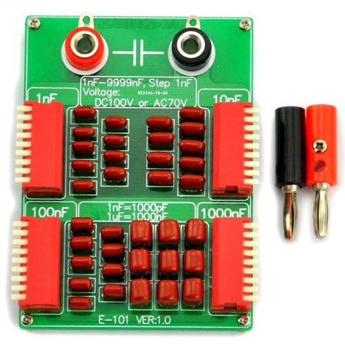 1nf to 9999nf step-1nf four decade programmable capacitor board. for sale