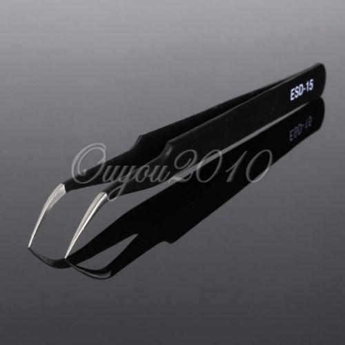 New tu-15b anti-static tweezer non-magnetic elbow tweezers for sale