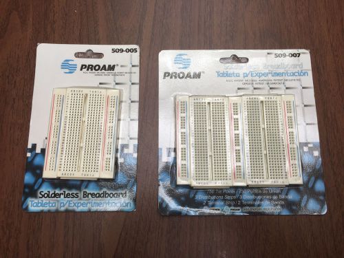 Proam 509-007 and 509-005 Solderless Breadboard