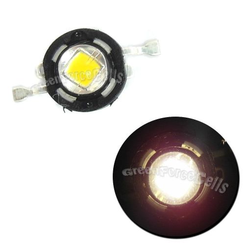 50 pcs 1w watt high power bright warm white led lamp beads 70~80 lm for sale