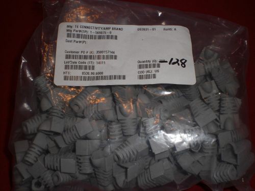 1-569875-0 (128 Piece Lot) RF 45 Boot, Gray, Waldom Electronics