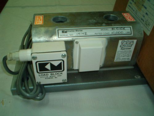 Kistler-morse 10,000 lb load block sensor mod. b1-010k pn 53-2005-09 for sale