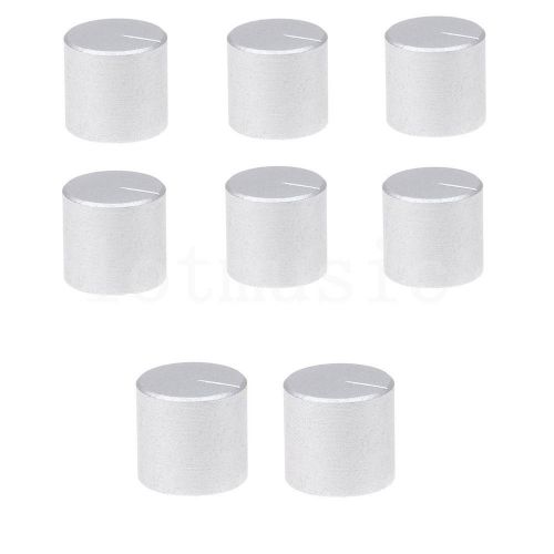 8pcs 20*17mm silver knob cap mini aluminum potentiometer knobs cap new for sale