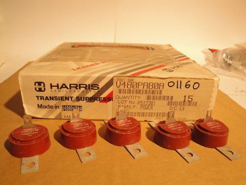 5 EACH HARRIS V480PA80A - 480V 80A METAL OXIDE VARISTOR