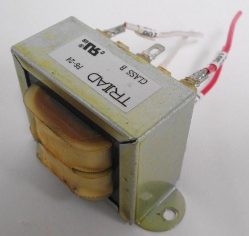 Triad F6-24 Power Transformer Class B Single Primary 115V 24.0V CT @ 1.25A