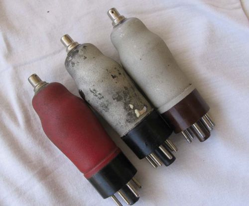 3 Good Used Tested Mullard Mazda cv1053 EF39 tubes