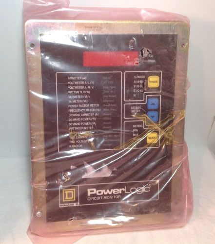 Square D Power Logic Circuit Monitor CM-2450 Class 3020 100v AC/DC