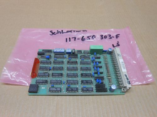 1 SCHLAFHORST 117-650-303-F 117650303F BOARD