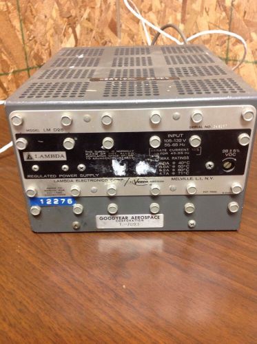 LAMBDA ELECTRONICS LM D28 REGULATED POWER SUPPLY (R2)