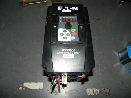 EATON MVX9000 SENSORLESS VECTOR 5HP DRIVE MVX005A0-4