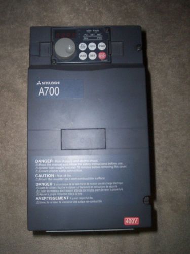 Mitsubishi FR-A740-00040-NA VFD Drive 2HP HD 480V