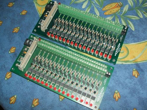 Opto 22 PB16L- (2) 16 channel digital output cards 5-60 volt.