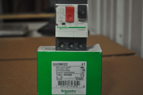 SCHNEIDER GV2ME22 MOTOR CIRCUIT BREAKER