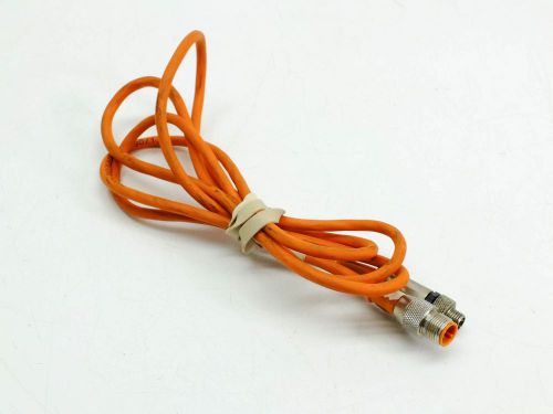 Lumberg automation rst3-rkmwv/leda3-90/1.5  m12 / m8 double-ended cordset 3-pole for sale