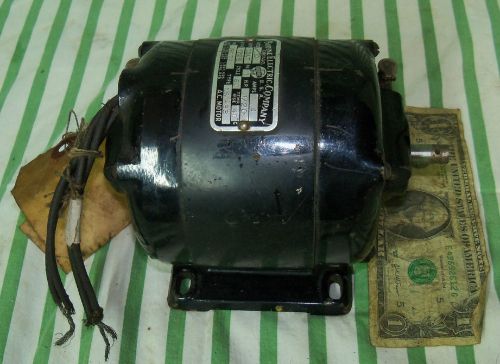 vintage Bodine Type NSI-33  115VAC - 1/20hp 1725 RPM