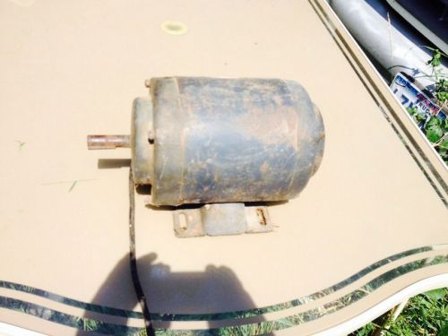 Fleet-Line 1 Hp Electric Motor 115/230v Vintage 5/8&#034; Shaft USA Pick-Up C.R. Iowa