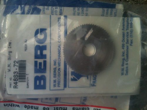 BERG RATCHET GEAR R48S3-72 OUTSIDE DIAMETER 1.50 INCH BORE DIAMETER 0.375 INCH