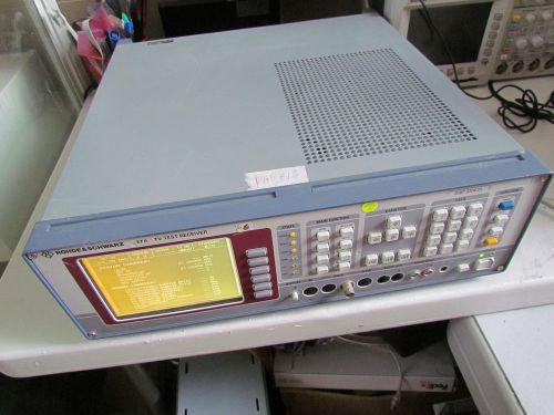 ROHDE &amp; SCHWARZ EFA 2067.3004.33 EFA33 TV TEST RECEIVER DEMODULATOR ANALYZER