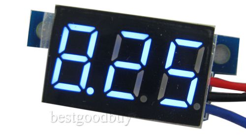 0.36&#034; 3-line DC0-30V blue digital Voltmeter 5-30V powered car Voltage Display