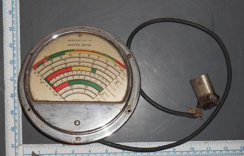 Vintage Gauge Steampunk LABORATORY MASTER METER TEST