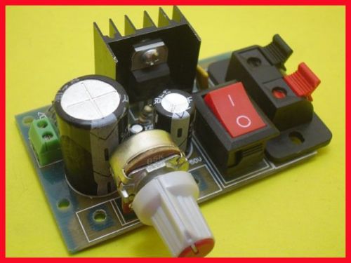 LM317 adjustable module, AC and DC input, voltage regulator module
