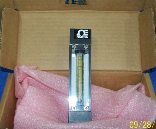 FLOW METER ROTAMETER 2.4 GPH OMEGA ENGINEERING FL-1715 WILL DO CORROSIVE LIQUIDS