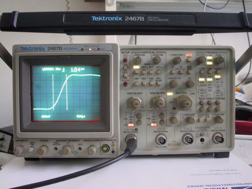 Refurbed TEKTRONIX 2467B +5+9+10 400MHz OSCILLOSCOPE, guaranty, FREE US shipping