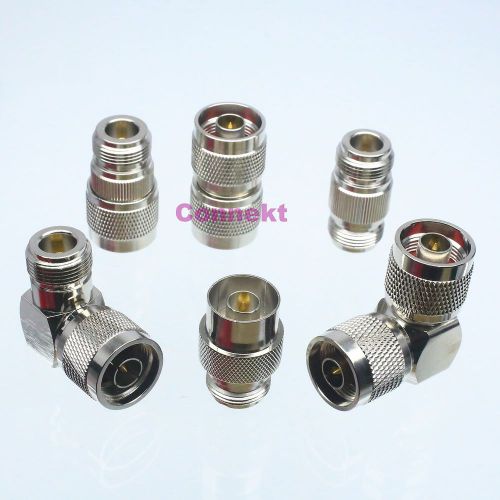 6pcs/set N male plug female jack kit 90°  in series RF adapter connector