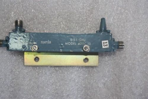 2 NARDA 4011C -10 0.5-1GHz, 10dB Directional Coupler SMA