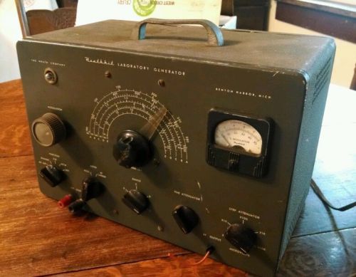 OLD VINTAGE HEATHKIT MODEL LG-1 LG1 LABORATORY GENERATOR ESTATE FIND!