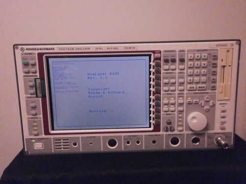 Rohde &amp; Schwarz FSEM30  Spectrum Analyzer W/ Opt B4,B5,B7,B22,B23