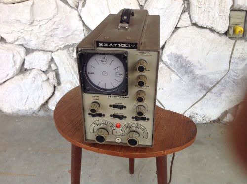 vintage Heathkit vectorscope 10–101 television collaboration color chrominance