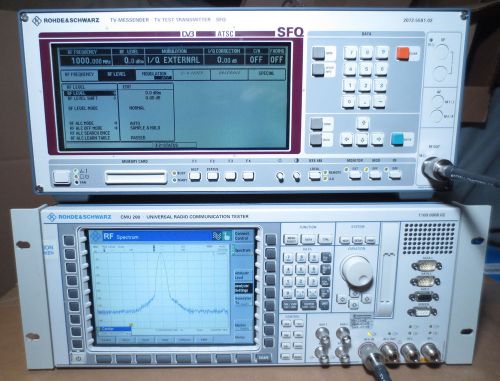 Rohde and Schwarz SFQ TV Television Test Transmitter 2072.5501.02, B5,B6,B11,B12