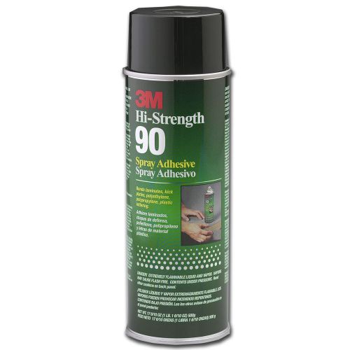 NEW 3M HI-STRENGTH MODEL 90 HIGH STRENGTH SPRAY ADHESIVE HIGH TEMPERATURE 17.6OZ