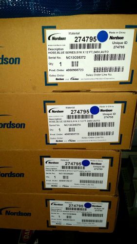 NEW Nordson 12ft Hot Melt Hose 274795 RediFlex 240V, 5/16in. Diameter